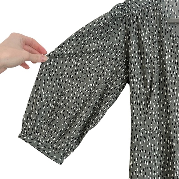 Only Olive Patterned Midi Dress - Picture 4 of 12